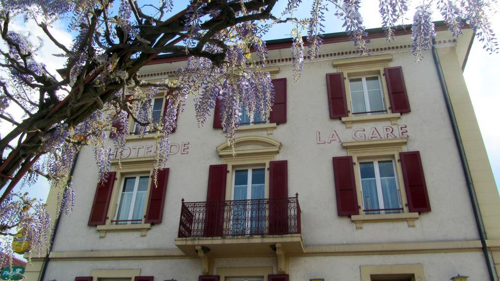 Hotel De La Gare Yvonand Eksteriør billede